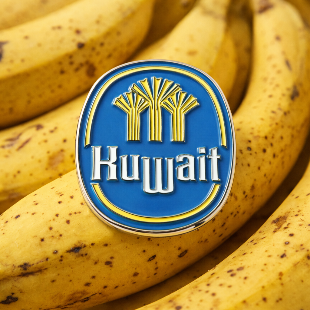 Metal Sticker of Kuwait Water Towers